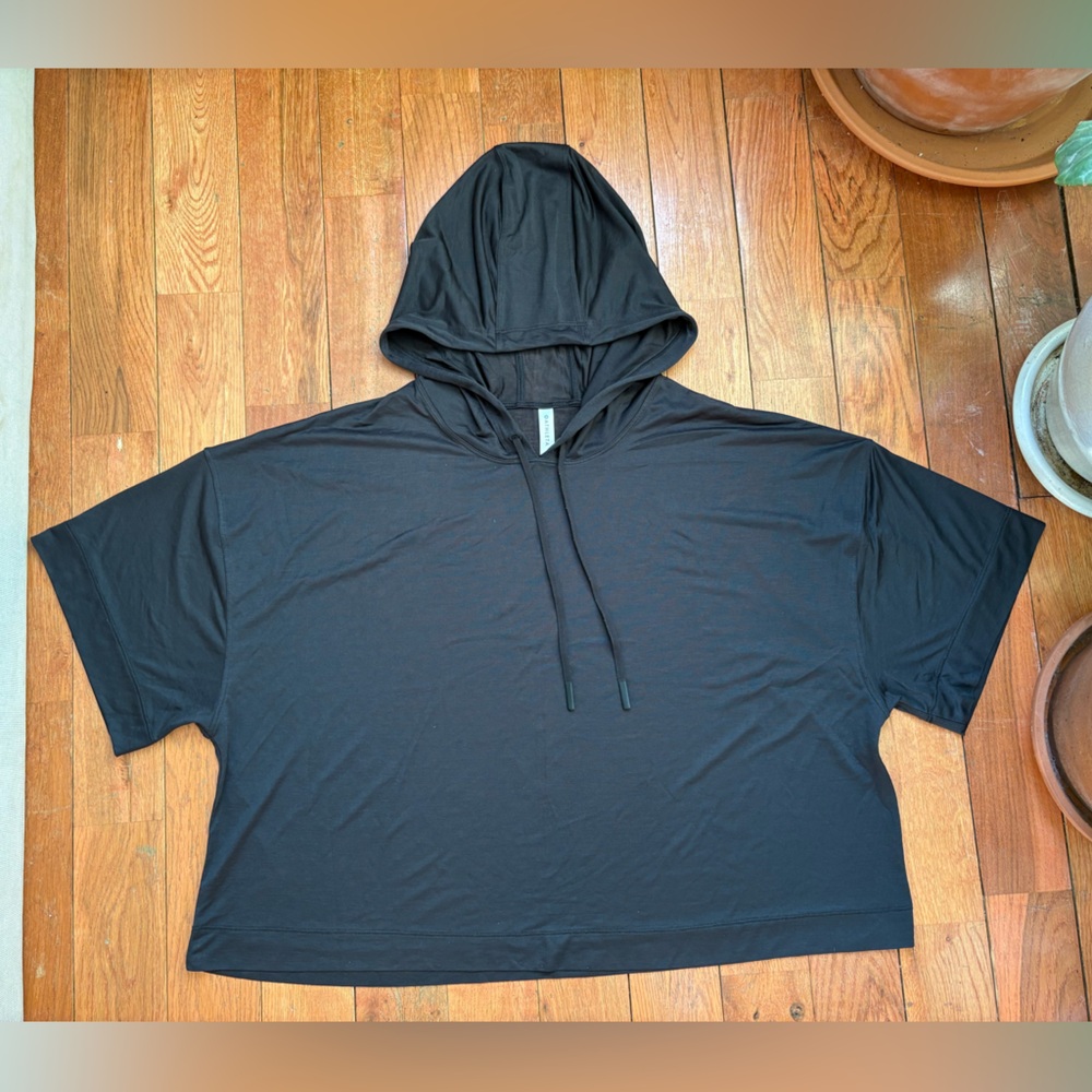 Athleta Athletic Cropped Tee W/ Hood